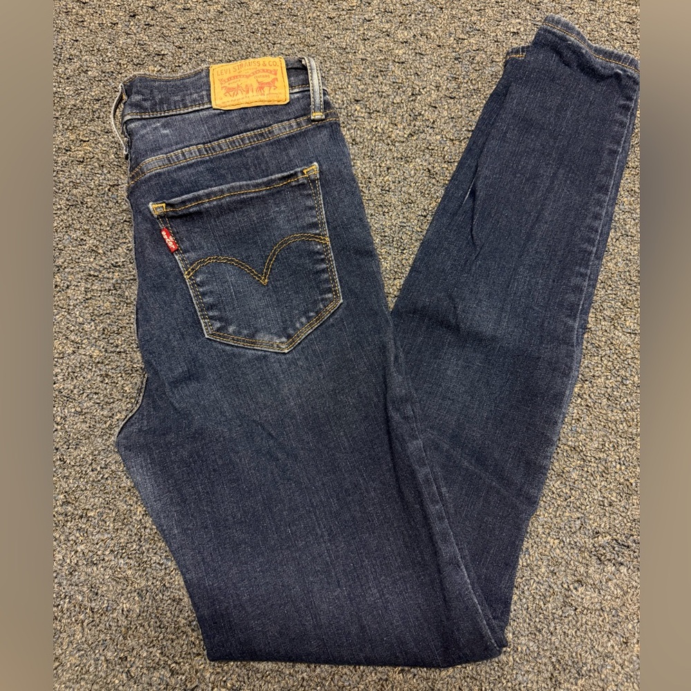 Levi's Indigo High Rise Skinny Jeans